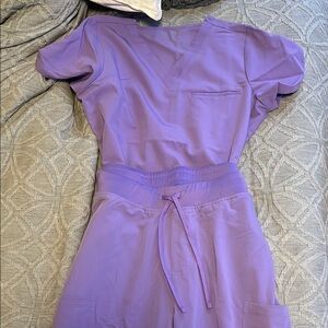 Purple Mandala scrub set